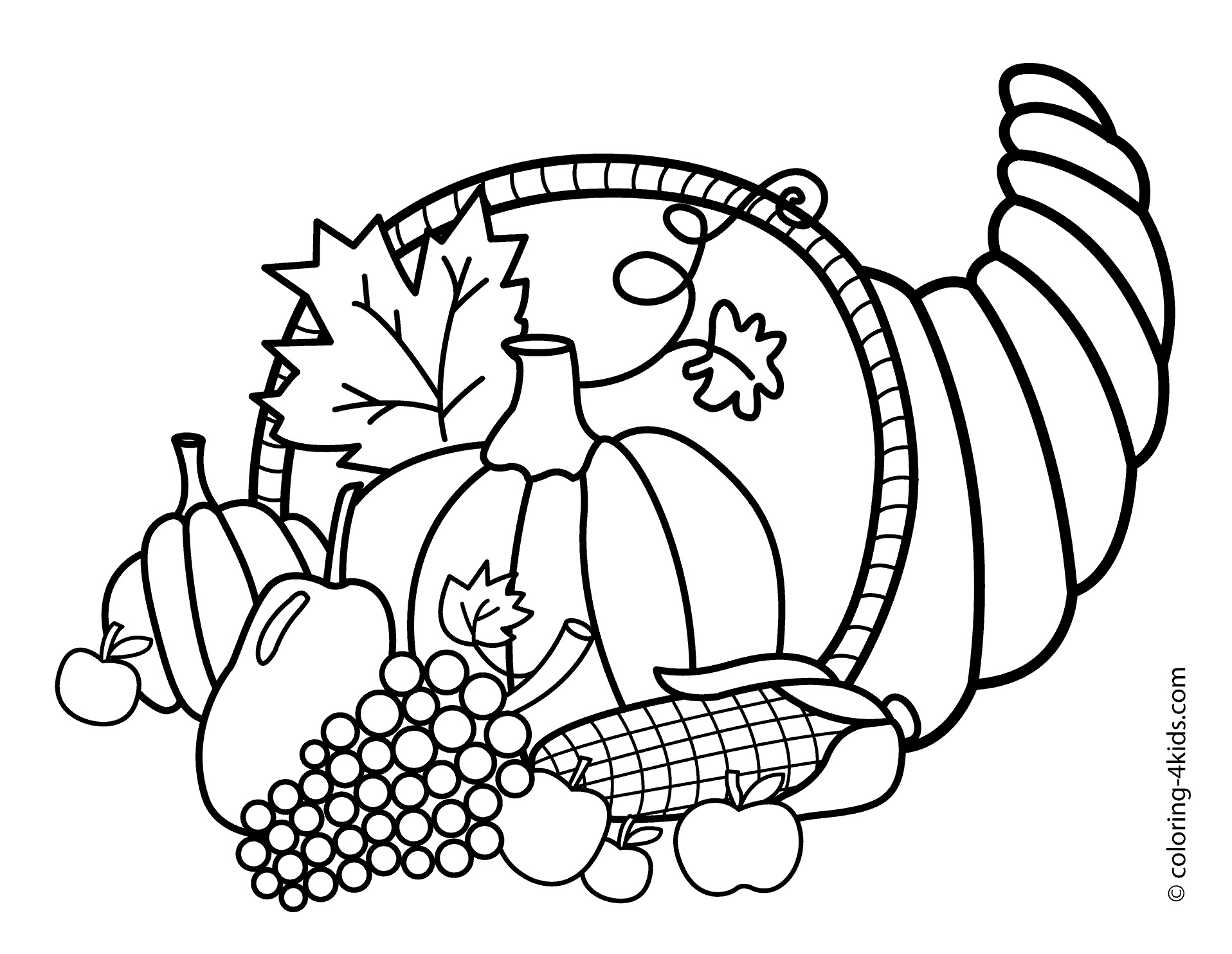 Download Thanksgiving Coloring Pages Pdf at GetColorings.com | Free ...