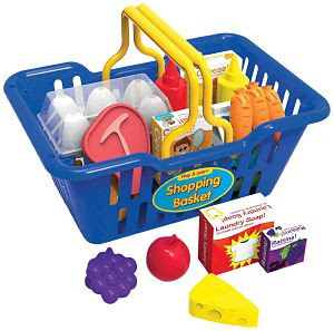 The Learning Journey Play and Learn Shopping Basket Playset