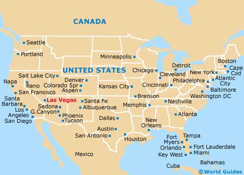 Las Vegas City Map, Street Map, Location Maps, District: Map of Las Vegas 
