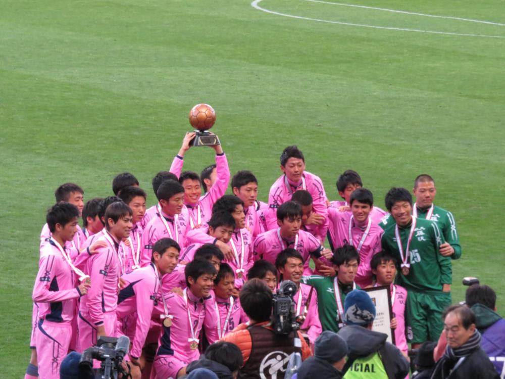 第93回全国高校サッカー選手権 準々決勝 日大藤沢高校3位表彰式写真 サカスタu １８