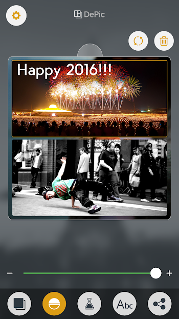  DePic PRO: Transparent Collage- screenshot 