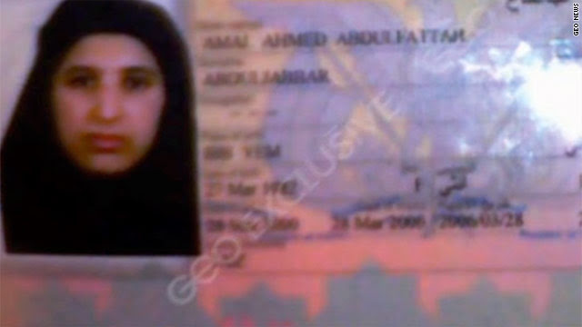 Amal al-Sadah's passport, which a relative said was obtained for the purpose of marrying bin Laden in Afghanistan in 2000.