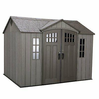 Lifetime 10 X 8 Rustic Outdoor Storage Shed