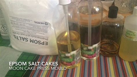 epsom salt cakes   moon cake press mould