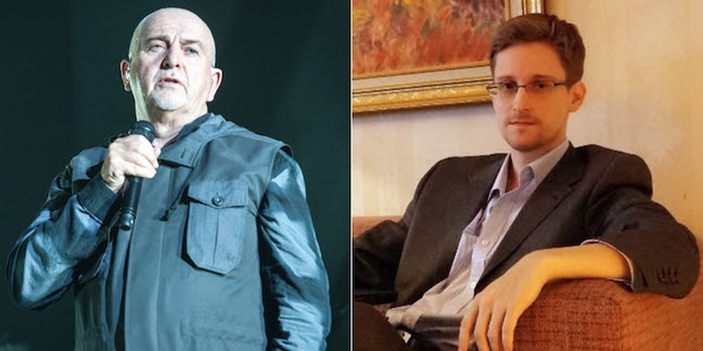 Listen to Peter Gabriel’s New Song “The Veil” for Oliver Stone’s Edward Snowden Film