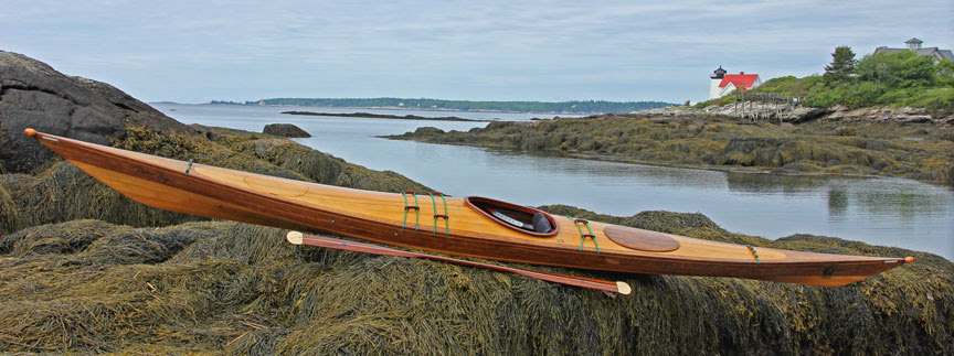 West Greenland style wood strip sea kayak designed by Rob Macks kayak ...