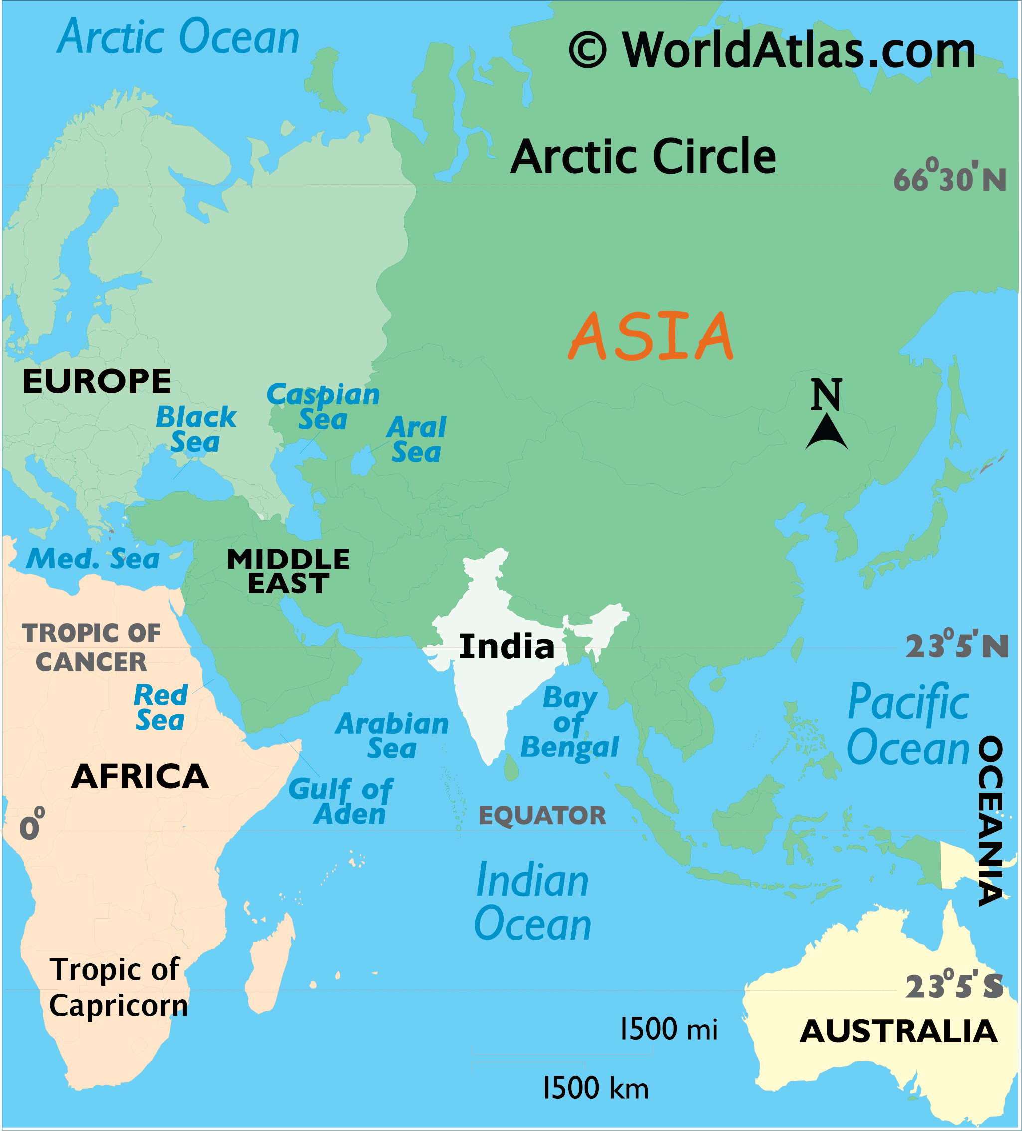 India Map / Map of India - Worldatlas.com