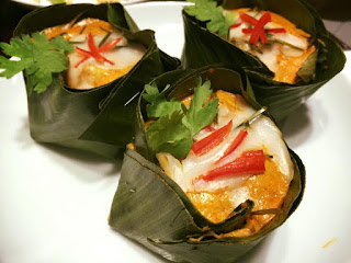Hor Mok Pla/Steamed Fish Custard by Andrew Lim