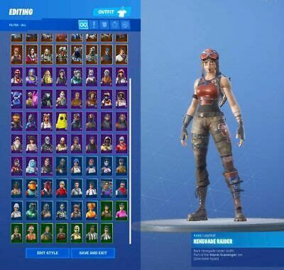 fortnite renegade raider account stacked fortnite