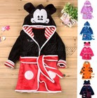 Toddler Girls Kids Boys Soft Warm Nightwear Bath Robe Sleepwear Homewear Pajamas