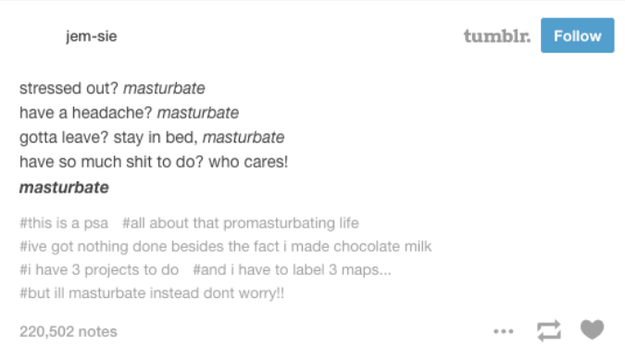 21 Tumblr Posts About Masturbation That Will Get You Every Time