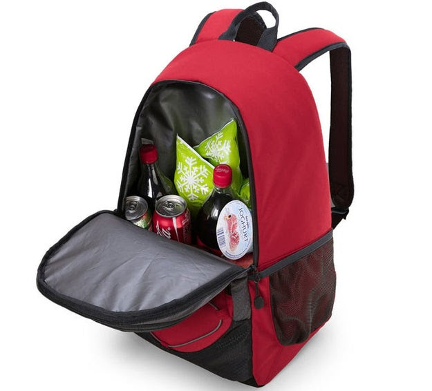 A water-resistant backpack cooler so you can stay refreshed while hiking, camping, or enjoying a picnic.