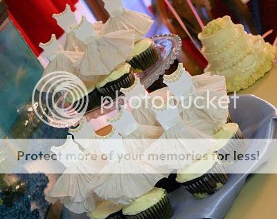 Wedding Dress Cupcake Topper