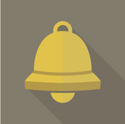 ベルのアイコン素材 Flat Icon Design フラットアイコンデザイン