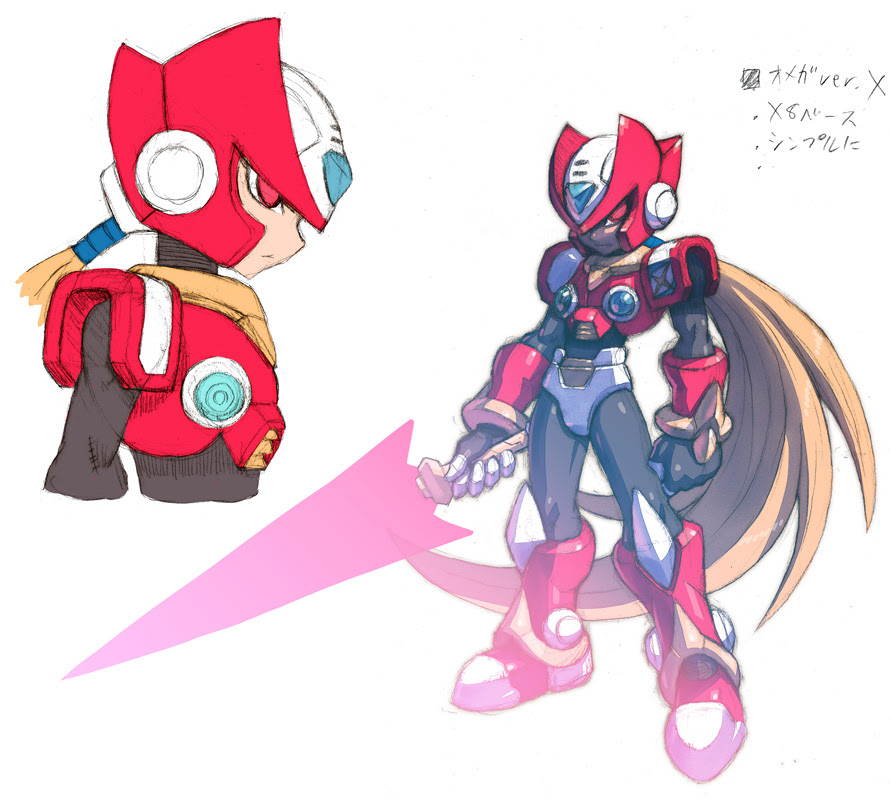 Is This Official Concept Art Or Fan Made I Can T Find The Source And This Particular Image Isn T Included In The Mega Man Zero Official Complete Works Art Book Megaman