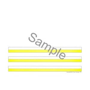 Brightlines Paper Kindergarten Yellow 3/4 3-lines per page (3 tablets)