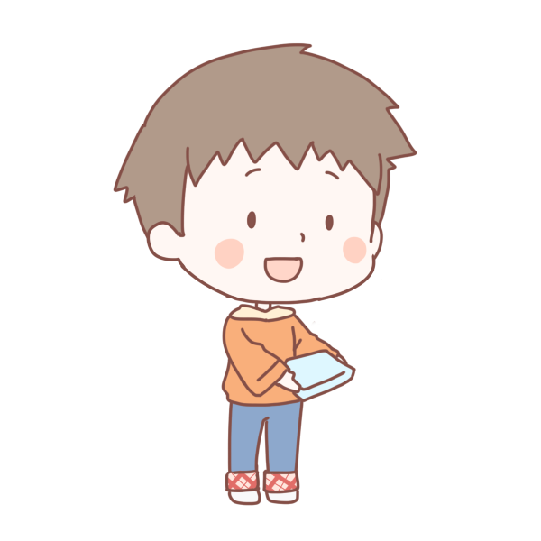 プレゼントを渡す男の子のイラスト かわいいフリー素材が無料のイラストレイン