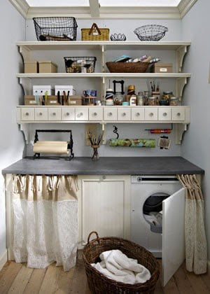 laundry room storage idea