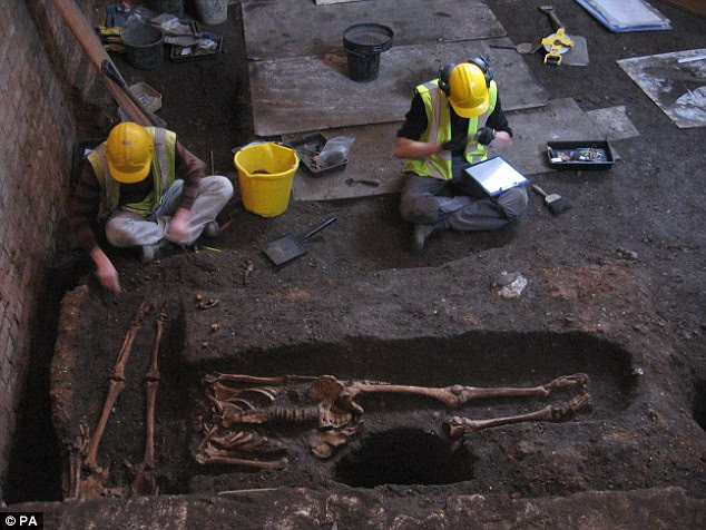 History uncovered: Experts say it's one of the largest medieval hospital cemeteries ever discovered in Britain 
