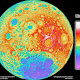 Topographic Map Of The Moon