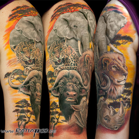 tattoos oberarm namen