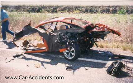 bad car crash expression
