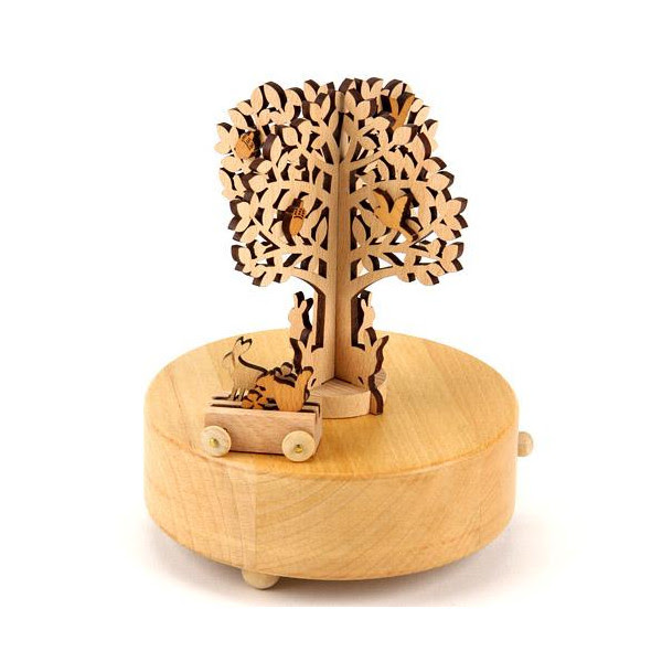 木製シルエットオルゴール フォレスト 人気ブランド バッグ 財布