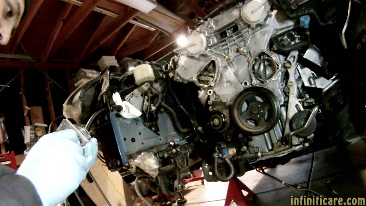 DIY Video: VQ35DE Timing Chain Tensioner and Water Pump