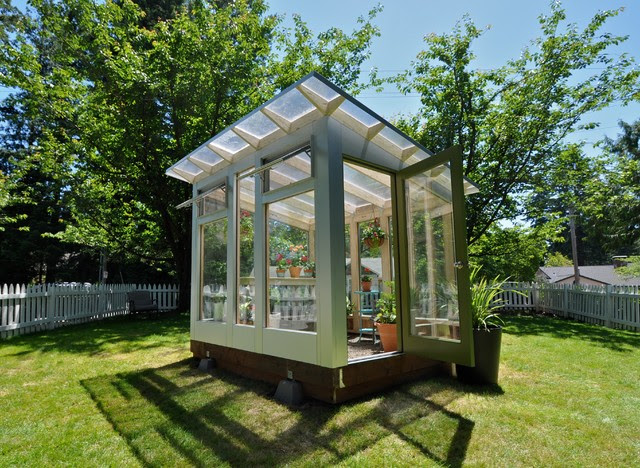 Studio Sprout 8x10 Greenhouse - Modern - Shed - portland 