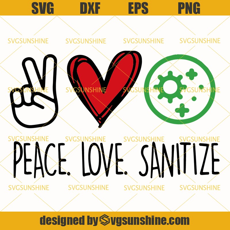 Download Free 332 Peace Love Sunshine Svg Free SVG PNG EPS DXF File for Cricut, Silhouette and Other Machine