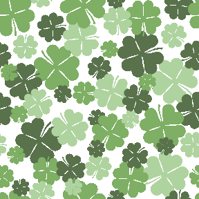 よつばのくろーばー No 124 四ツ葉の三色クローバーの壁紙用イラスト 条件付フリー素材集 スマホなど携帯電話対応