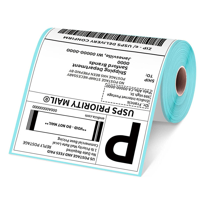 Label Termal Cetak Penuh Warna Untuk Kode Batang Dengan Label Thermal  Transfer Jalur Perferasi - Buy Thermal Label,Transfer Thermal Label Direct  ...