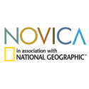 NOVICA logo with white background