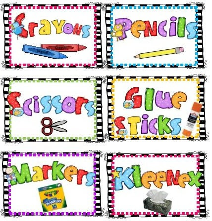 Free Colorful Teacher Labels - ClipArt Best