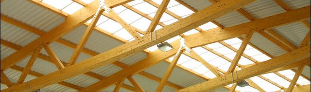 Vigas de madera laminadas