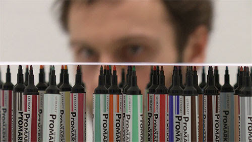 Felt-tip prints by artist Daniel Eatock