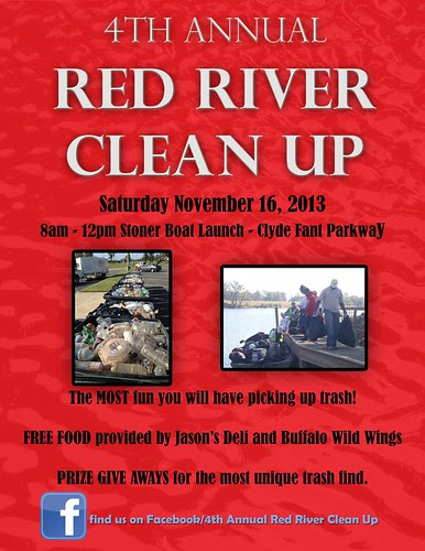 Red River Clean Up Sat, Nov 16, 8 am - noon by trudeau