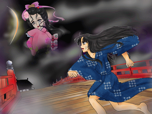 牡丹灯籠 ぼたんどうろう 京都府の民話 福娘童話集 きょうの百物語