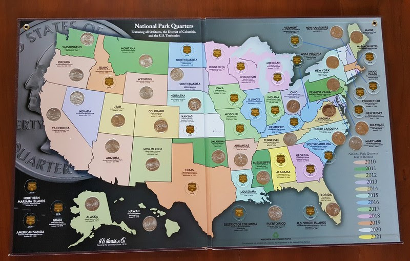 Quarters Map Of The United States Our EDventures   Activities   5 Tips for Collecting America the 