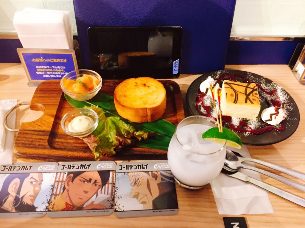 ゴールデンカムイ コラボカフェに行ってきました しゅみあれこれ