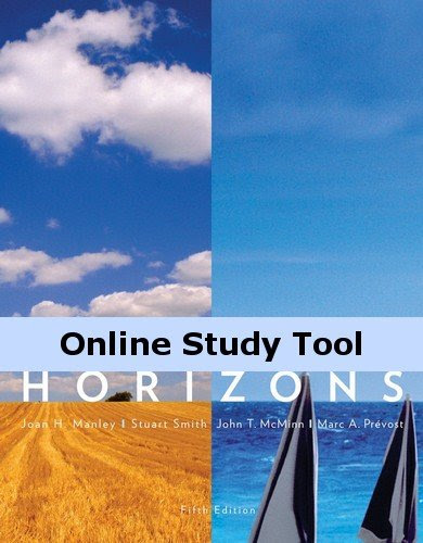 Premium Web Site Access for Manley/Smith/McMinn/Prévost's Horizons [Web Access]