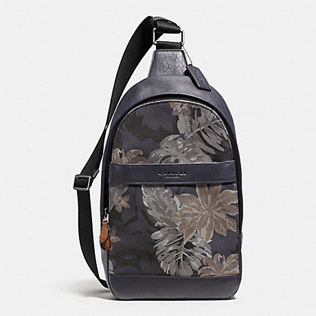 CAMPUS PACK IN PRINTED CANVAS - COACH F72307 - HAWAIIAN PALM