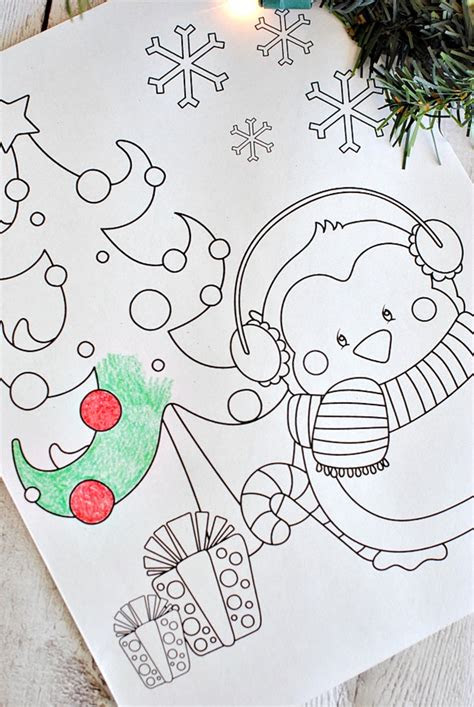 christmas printable coloring pages