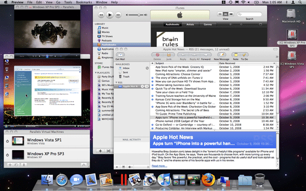 desktop images for mac. Parallels Desktop 4.0 for Mac
