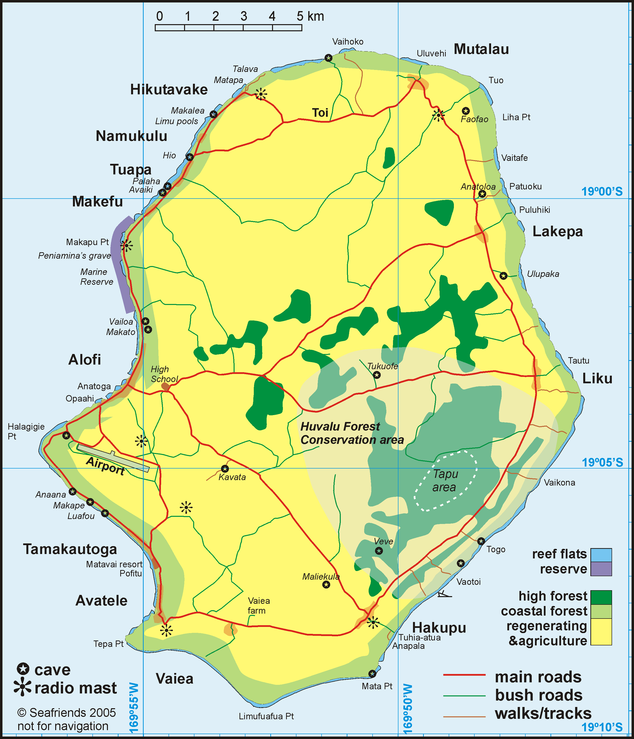 Niue Map - Niue • mappery