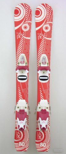 New Lil Flake Kids 80cm Shape Snow Ski Binding fits 217mm to 232mm Boot Length