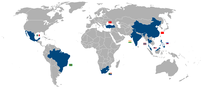 Newly industrialized countries as of 2007