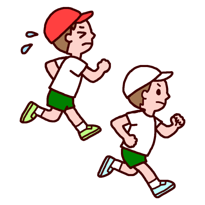 徒競走 カラー うんどうかい 運動会の無料イラスト 園の行事 保育素材