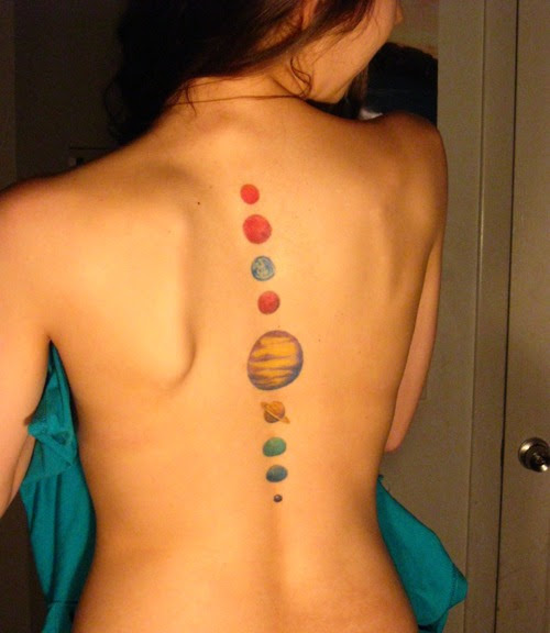 planetas tatuaje