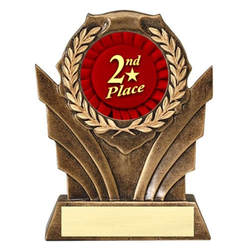 Second Place Insert Trophies
